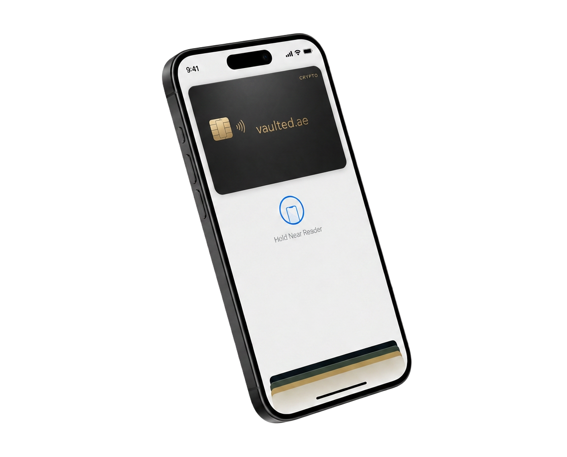 Vaulted card added to Apple Pay on iPhone