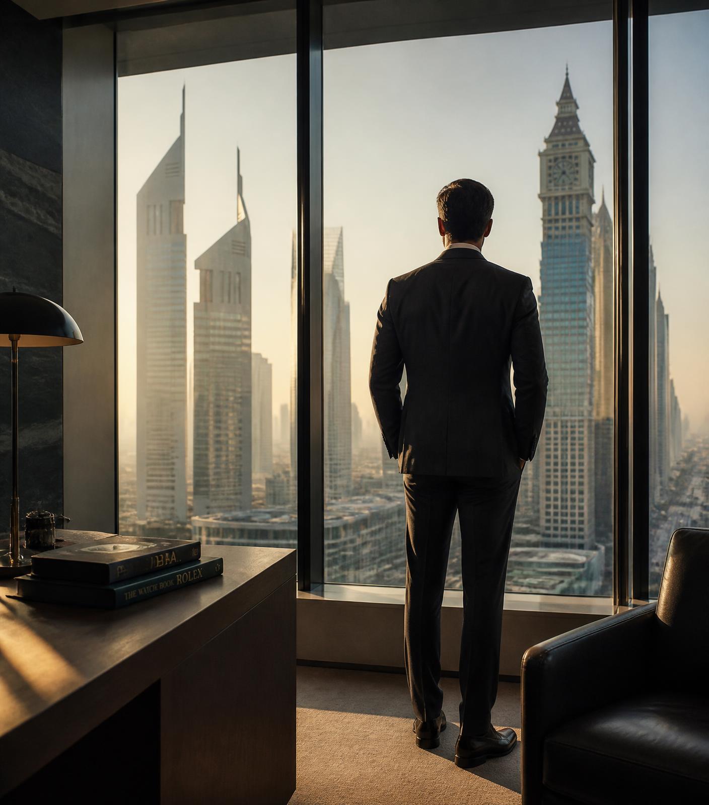 Senior advisor at the Vaulted private office overlooking DIFC