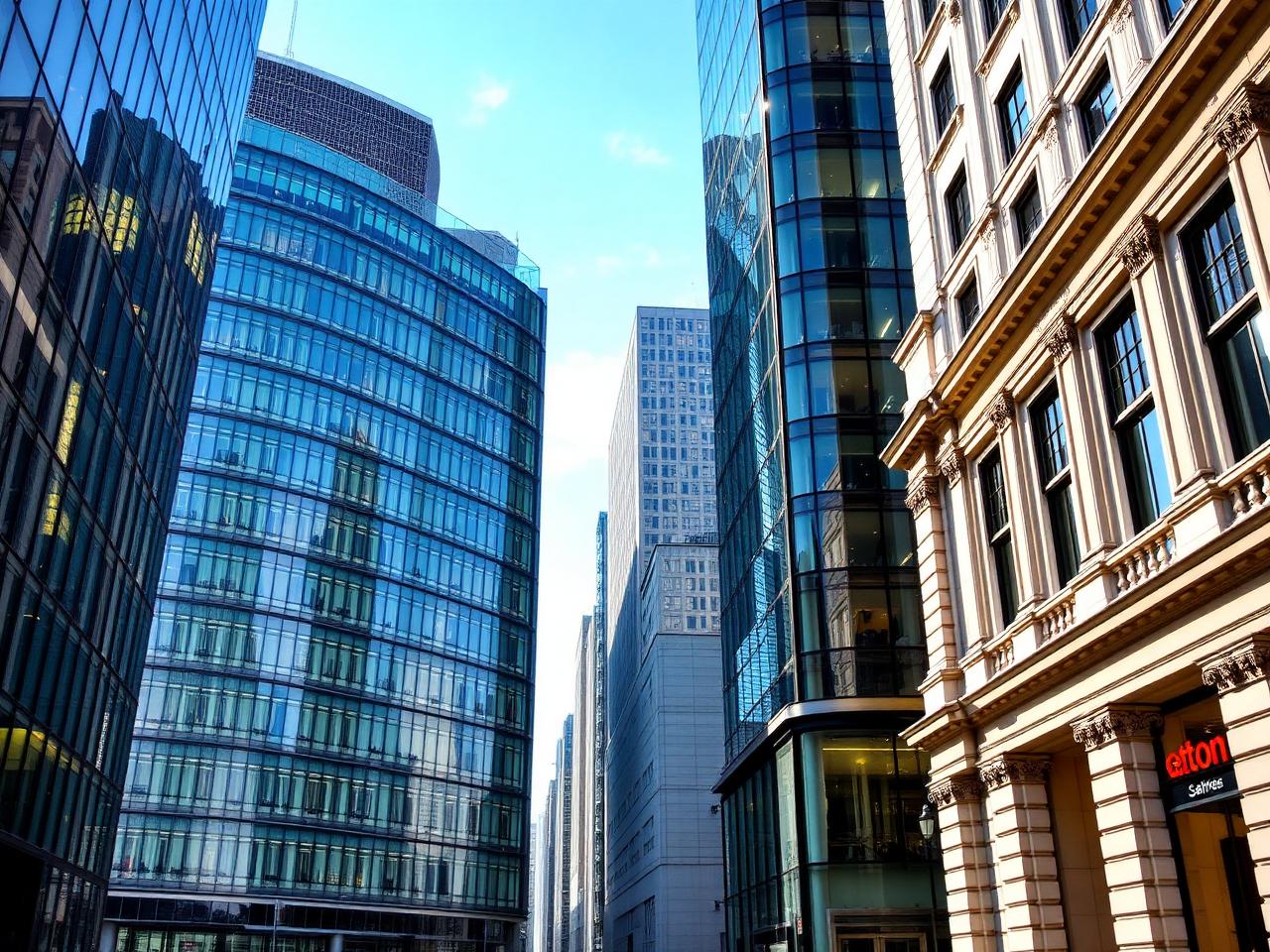 London financial district